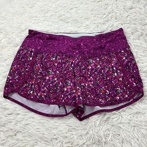 Lululemon Run Times Short Paradise Camo Paradise Geo Regal Plum Multi